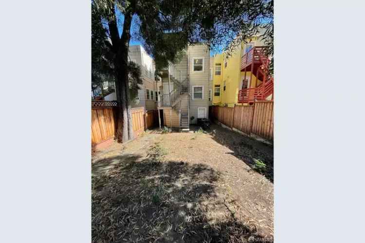 Invest in a Charming Two Unit Building in Richmond District with Garden