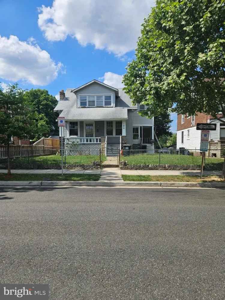 House For Sale in 1908, Irving Street Northeast, Washington, District of Columbia