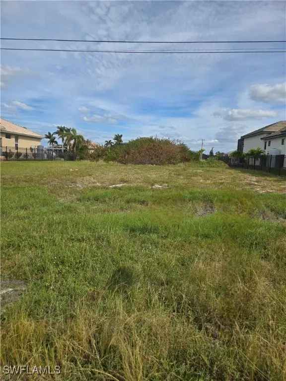 Land For Sale in 1825, Northwest 36th Place, Cape Coral, Florida