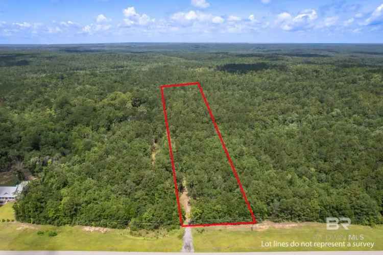 Buy Wooded Lot in Spanish Fort with No HOA and Great Features