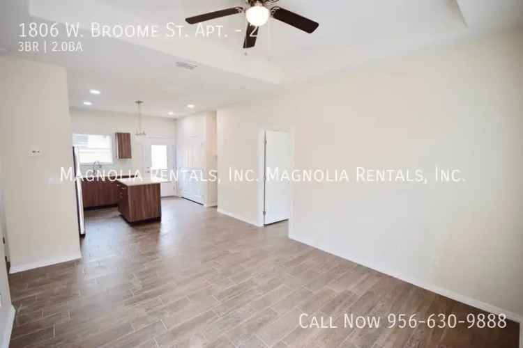 Rent Modern Apartment Unit with 3 Bedrooms in Edinburg TX