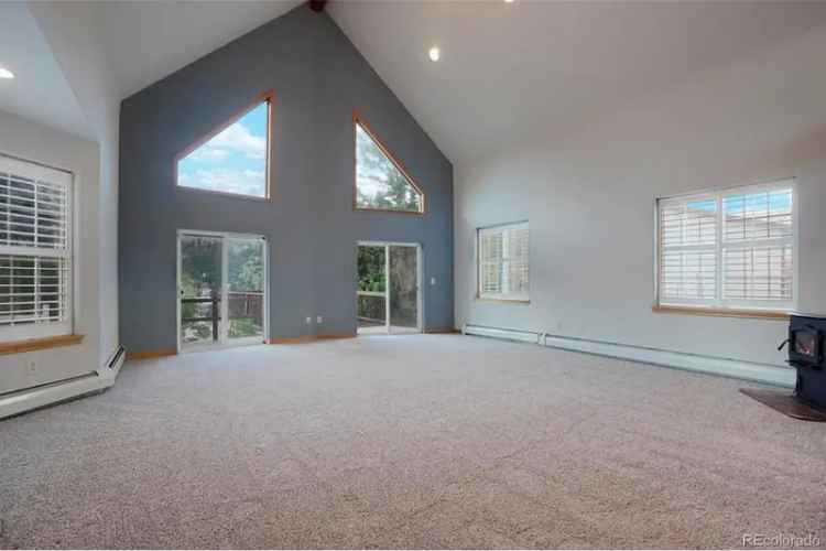 Buy large gated mountain home in Idaho Springs with stunning views