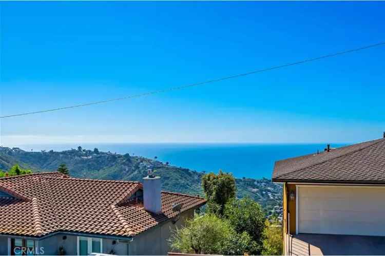 Buy House with Ocean Views in Laguna Beach Top of the World Neighborhood