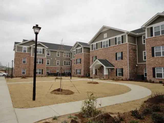 Rent Senior Living Apartments with Elevator Access and Gazebo