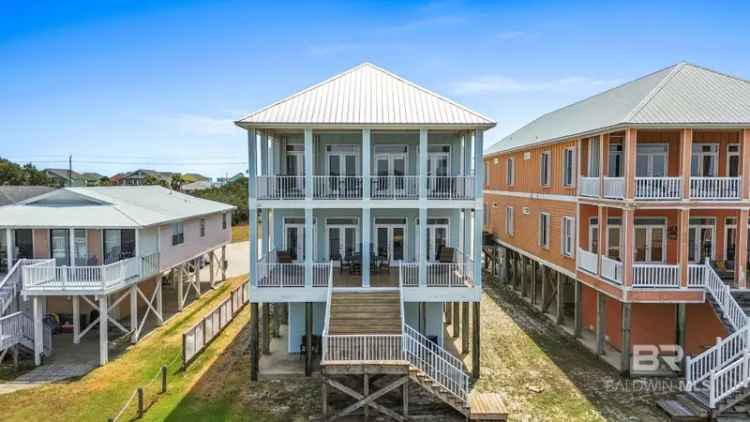 Rent Beautiful Waterfront Duplex in Gulf Shores with 8 Bedrooms and Lagoon Views