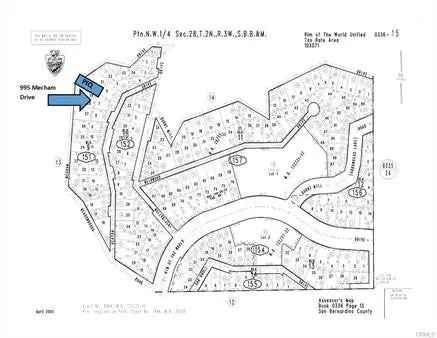 Land For Sale in Lake Arrowhead, California