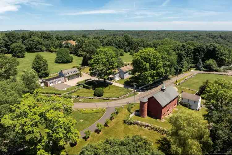 Buy Estate Compound with 3 Residences and Scenic Features in New Canaan