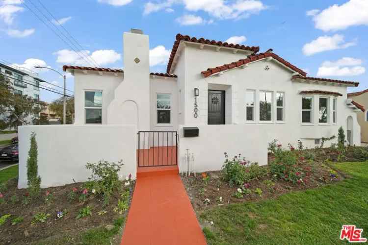 House For Sale in 1500, South Point View Street, Los Angeles, California