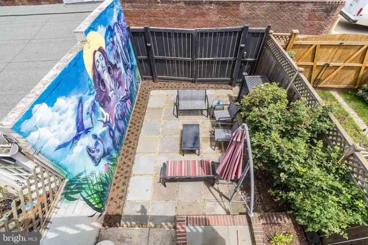 Rent Classic Row Home with Rooftop Deck in Ledroit Park