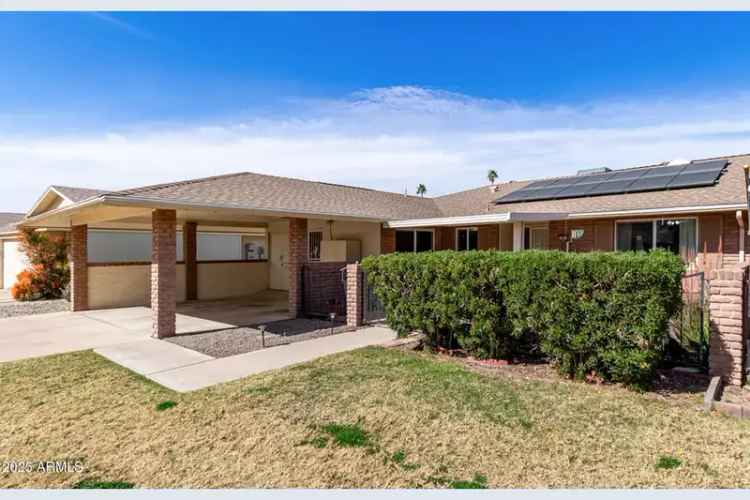 Buy Twin Home in Sun City with Solar Panels and Modern Updates