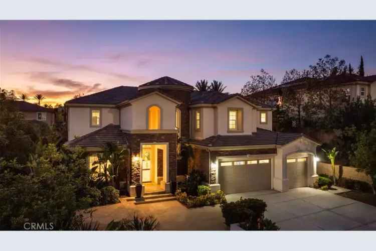 Luxury Home for Sale in Yorba Linda with Five Bedrooms and Elegant Features