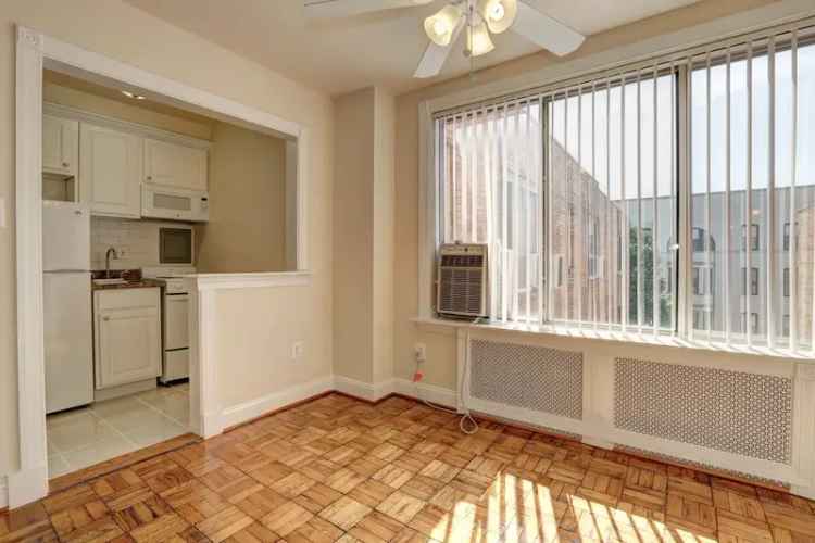 Rent Studio 1 or 2 Bedroom Apartments in Adams Morgan with High Ceilings