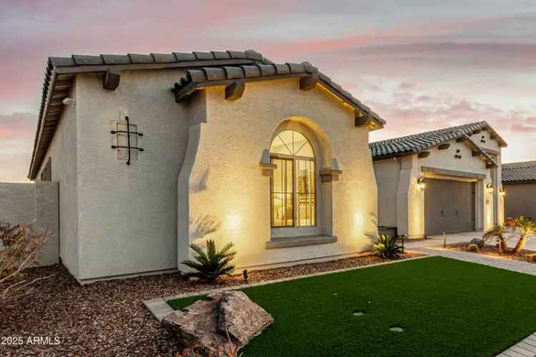 Buy Home with RV Garage and Backyard Oasis in Gated Community