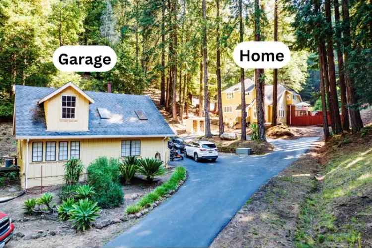 Buy Custom Built Home in Santa Cruz Mountains with 8 Acres of Privacy