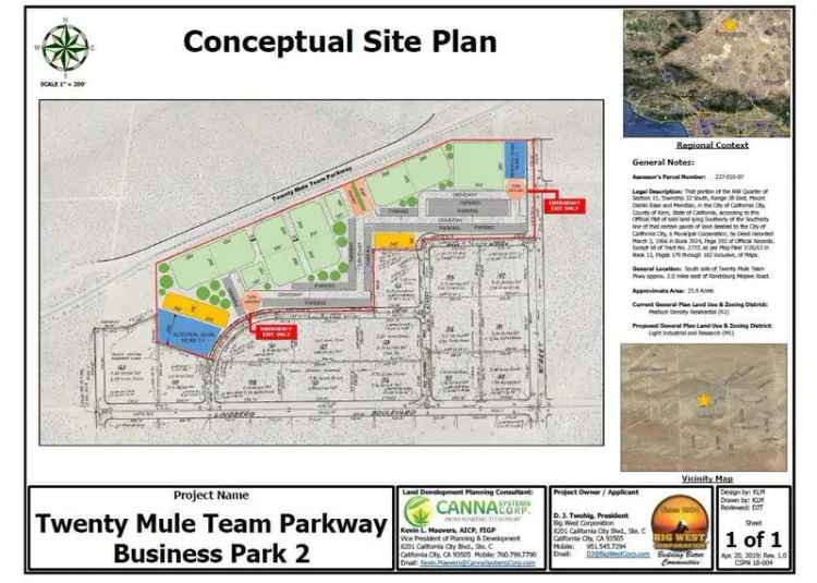 Land For Sale in California City, California