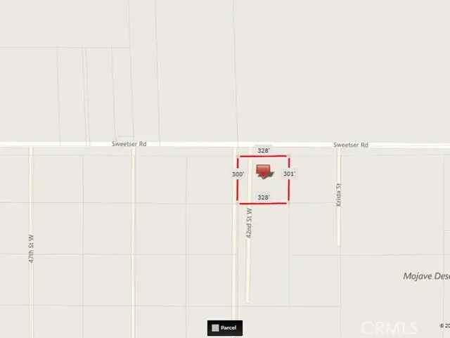 Land For Sale in Rosamond, California