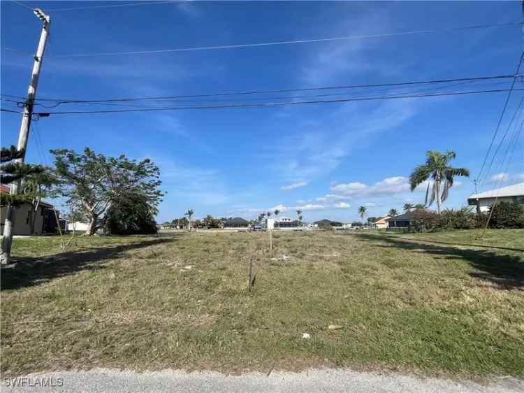 Land For Sale in 1255, Northwest 36th Place, Cape Coral, Florida