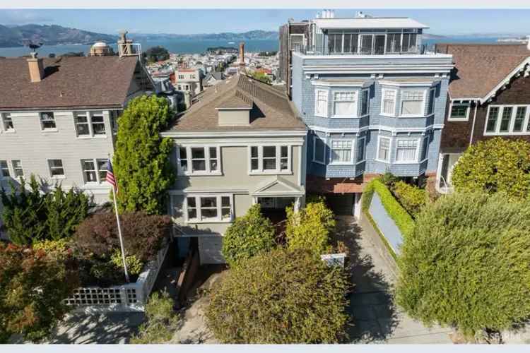 Buy 4 Bedroom Edwardian Home in Cow Hollow with Golden Gate Views