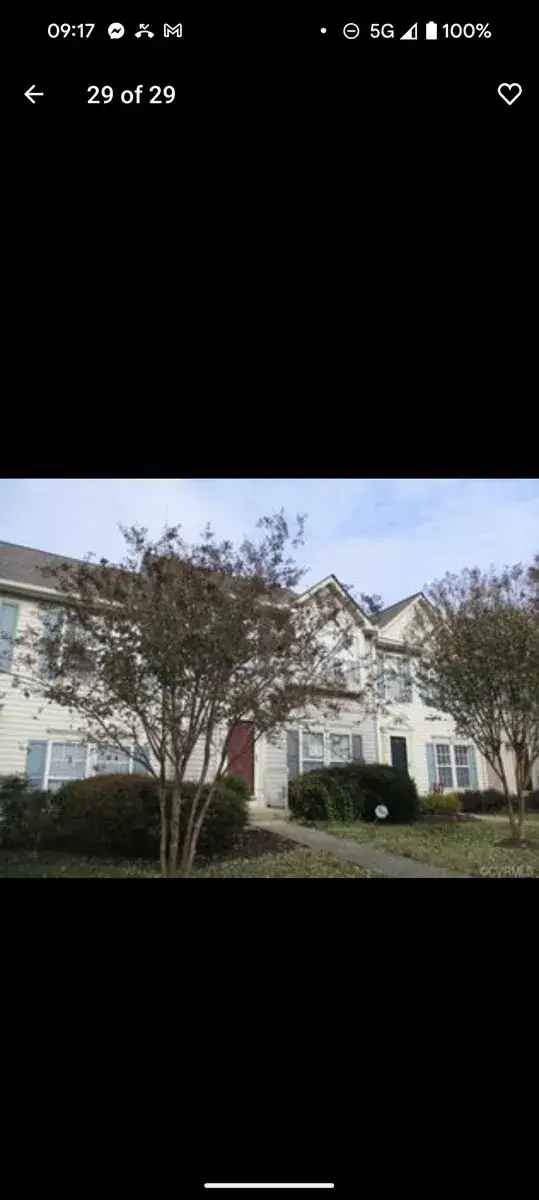 Rent 3 Bedroom Townhouse in Henrico with Private Deck and Easy Access to Staples Mill