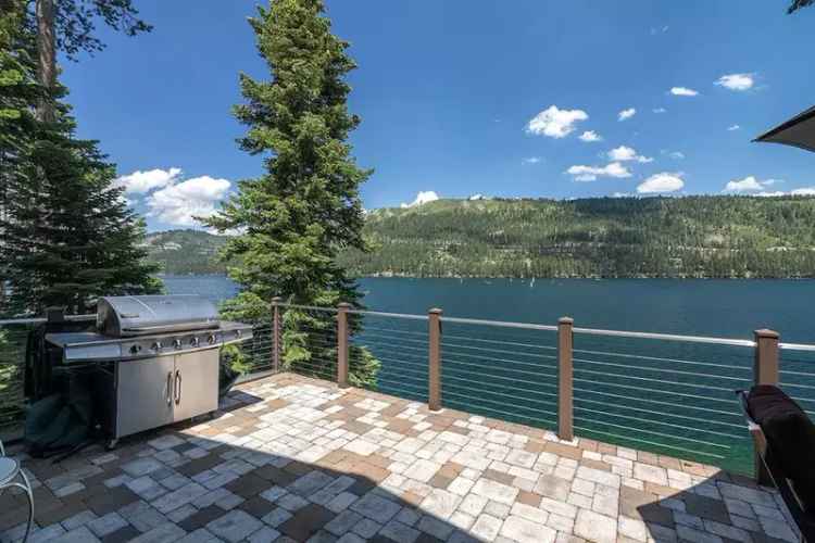 Luxury buy mountain modern lake home with views in Sierra Mountains