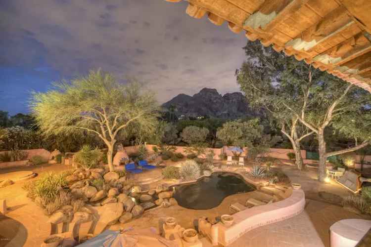 Buy estate in Paradise Valley with mountain views and artistic design