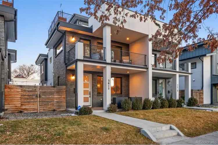 Buy Townhome in LoHi Community with Modern Features and Rooftop Deck