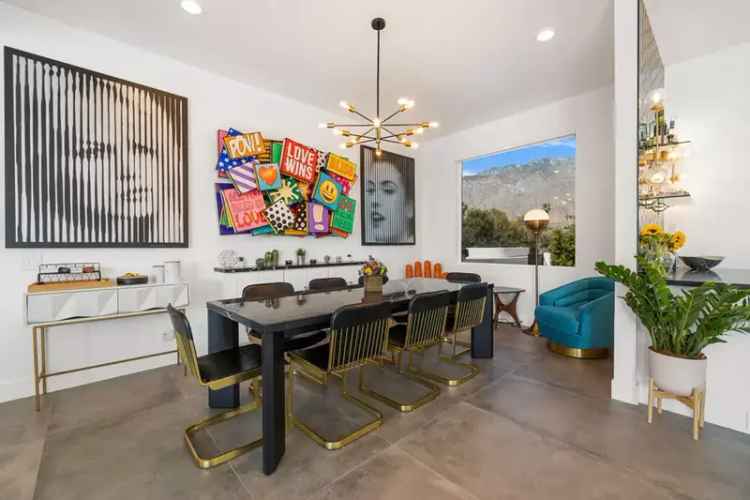 Buy Modern Home in Palm Springs with Pool and Mountain Views