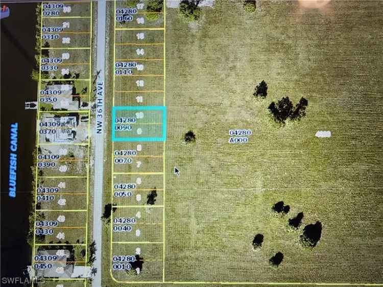 Land For Sale in 1637, Northwest 36th Avenue, Cape Coral, Florida