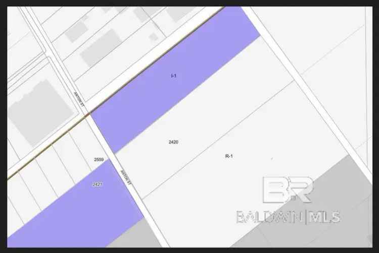 Buy 5 Acre Lot in Mobile with R 1 Zoning and Commercial Potential