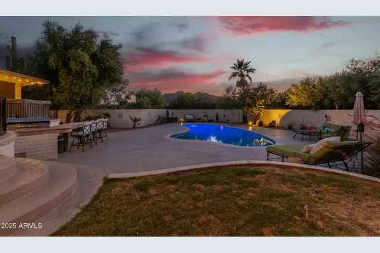 Buy Single Family Home in Carefree with Pool and Mountain Views