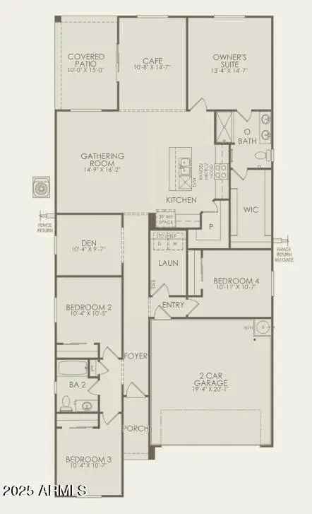 Buy single story house in popular lavender plan with 4 bedrooms and 2 baths