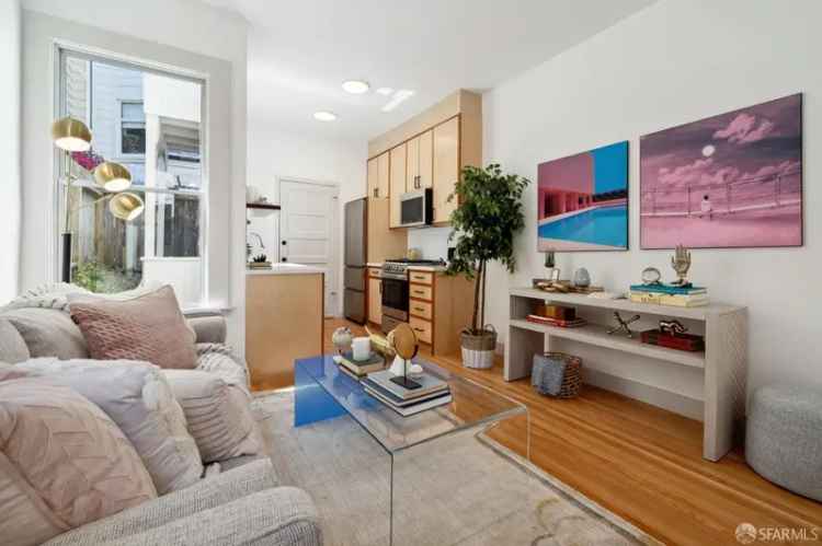 Rent co-op in Mission Dolores with two bedrooms and private patio