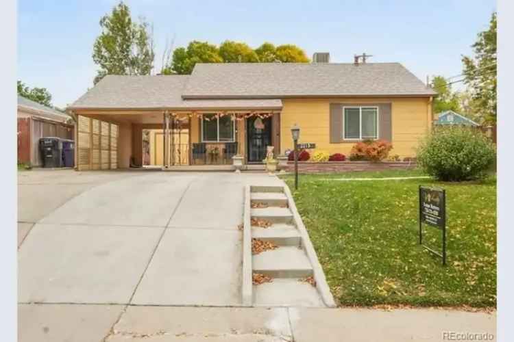 Buy 3 Bedroom House in Denver with Backyard and Music Studio