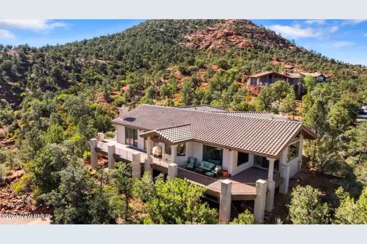 Buy upscale home in Sedona with panoramic Red Rocks views