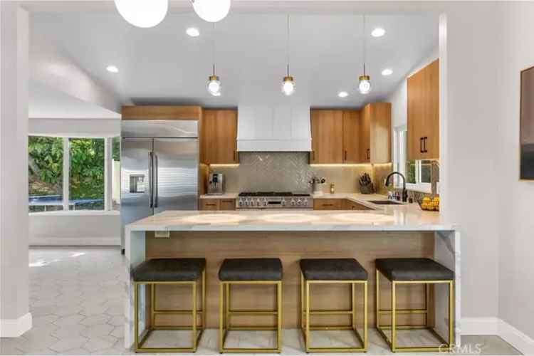 Buy Mid Century Estate in Woodland Hills with Luxe Features