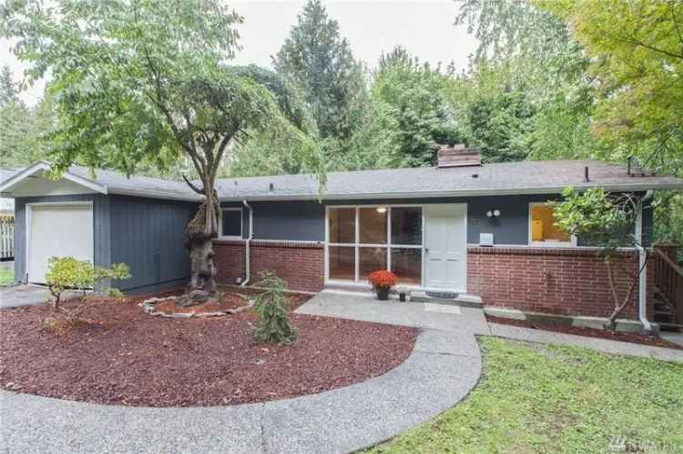 Rent Cozy Home in Downtown Bellevue with Upgrades and Tranquil Backyard