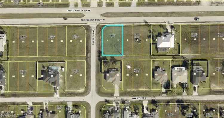 Land For Sale in 2732, Tropicana Parkway West, Cape Coral, Florida