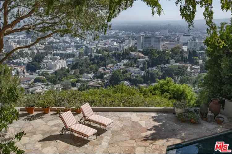 Buy French Provencal Home in Hollywood Hills with Stunning Views and Privacy