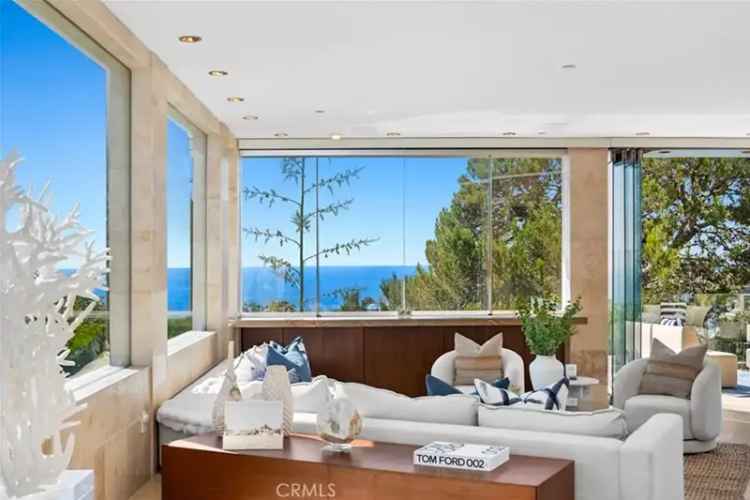 Buy custom home in north Laguna Beach with stunning ocean views and privacy