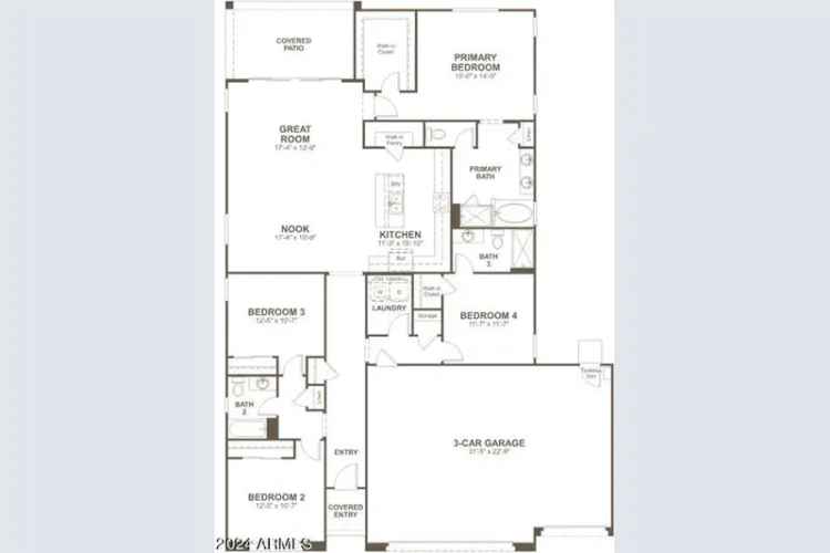 Buy House with 2 Bedrooms and Open Layout