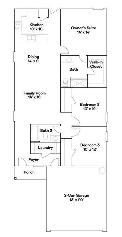 Buy Single Family Home in Live Oak Ranch with Open Concept Design