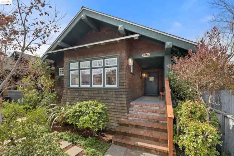 Buy Craftsman Home in Rockridge with 3 Bedrooms and Private Backyard