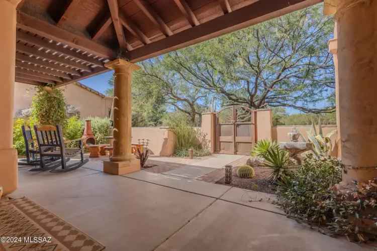 Buy Exquisite Home in Private Lot Near Santa Cruz River and Anza Trail