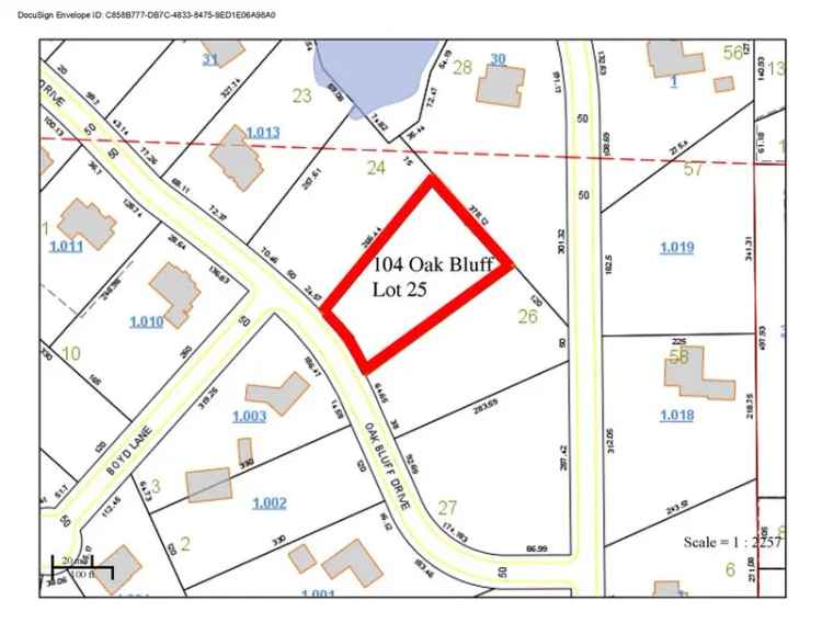 Land for Sale: Nearly One Acre with Annual HOA Fee