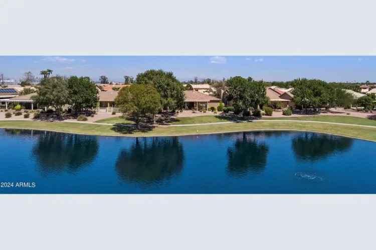 Buy House in Oakwood at Sun Lakes with Lake Views and Casita