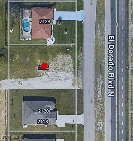 Land For Sale in 2124, El Dorado Boulevard North, Cape Coral, Florida