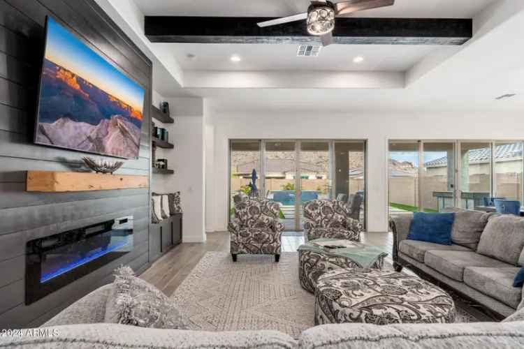 Buy David Weekley Home in Verrado Highlands with Pool and Mountain Views