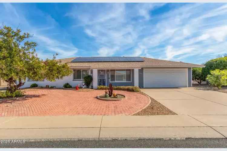 Buy Ranch Home in Sun City with 3 Beds 2 Baths and Fenced Backyard