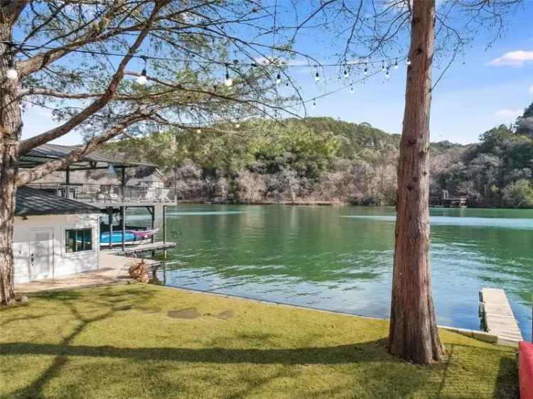 Buy Lake Austin Estate with Dock and Party Deck