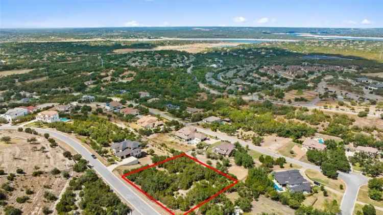 Buy Land in Lakeway with Stunning Hill Country Views and Privacy